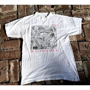 Vintage MC Escher t shirt Large